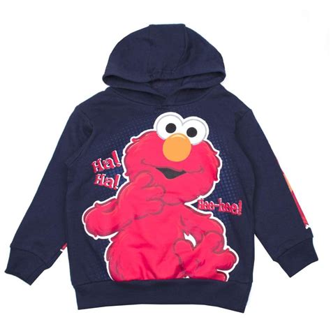 Sesame Street Kids Elmo Hoody Hoody Featuring Elmo (Navy Elmo, 18M ...