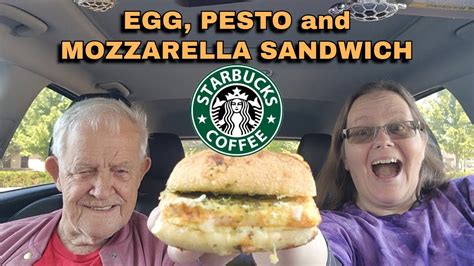 Starbucks Egg Pesto And Mozzarella Sandwich Review Foodreview Fastfood Starbucks