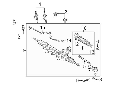 Ford F Wd Saginaw Power Steering Gearbox Diagram Stee