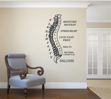 Physical Therapy Vinyl Wall Decal Etsy