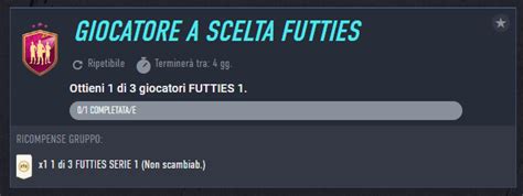 FIFA 22 Futties Sfida Creazione Rosa Giocatore A Scelta Regali