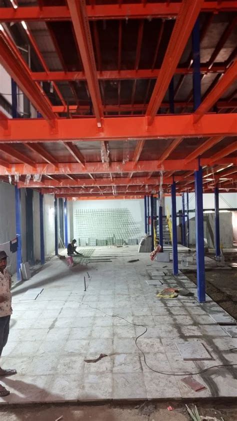 10ft Mild Steel Warehouse Mezzanine Floor Load Per Layer 500 Kg 100ft At Rs 350sq Ft In Mumbai