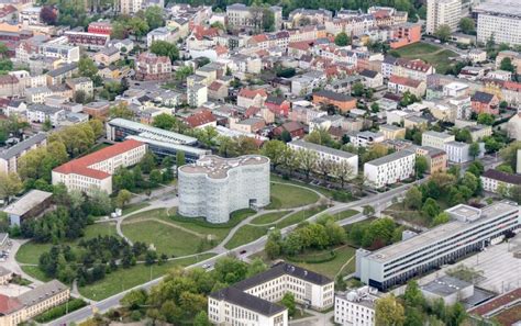 Cottbus Von Oben Universit Tsbibliothek Im Ikmz Auf Dem Campus Der