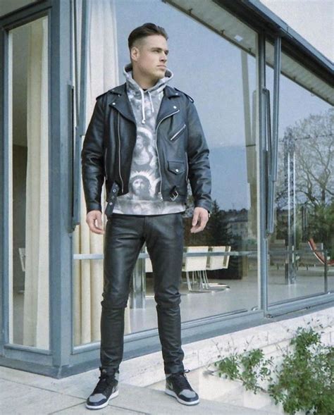 Shinyhide Mens Leather Clothing Leather Jacket Street Style Mens Leather Pants