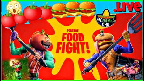 🍔menamescho S Live 🍅 Food Fight Ltm 🍔 Fortnite Battle Royale 🍅 Friday 28th December 🍔 Youtube