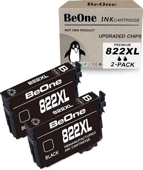 Beone 822xl Black Remanufactured Ink Cartridge Replacement For Epson 822xl T822xl