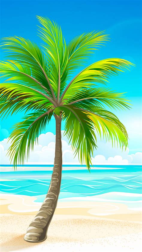 1080p Free Download Palm Tree Beach Ultra Beaches Full Landscape