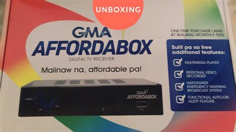 GMA Affordabox Unboxing YouTube