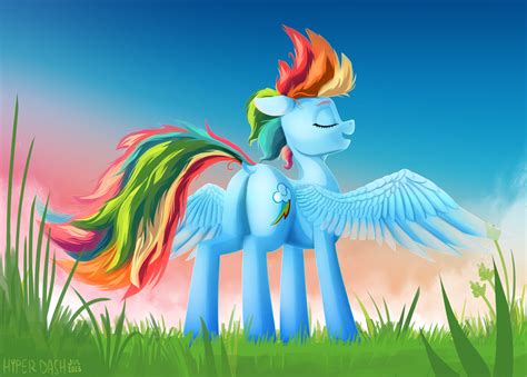 3168871 Safe Artisthyper Dash Rainbow Dash Pegasus Pony G4