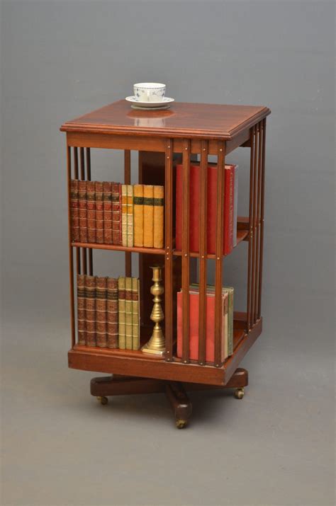 Edwardian Mahogany Revolving Bookcase Antiques Atlas