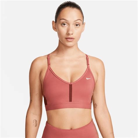 Nike Dri Fit Indy V Neck Kadın Turuncu Bra Bra Fashfed