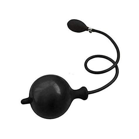 Butt Plug Inflatable Dildo With Push Release Button Stretcher Pump