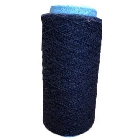 Melange Ring Spun Regenerated Navy Blue Cotton Yarn Count 20 Packaging Type Roll At Rs 68