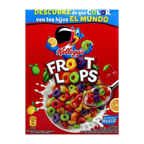 Cereal Fruta Froot Loops Kelloggs Caja 180 G Auto Mercado