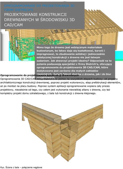 Projektowanie Konstrukcji Drewnianych W Rodowisku D Cad Cam Pdf