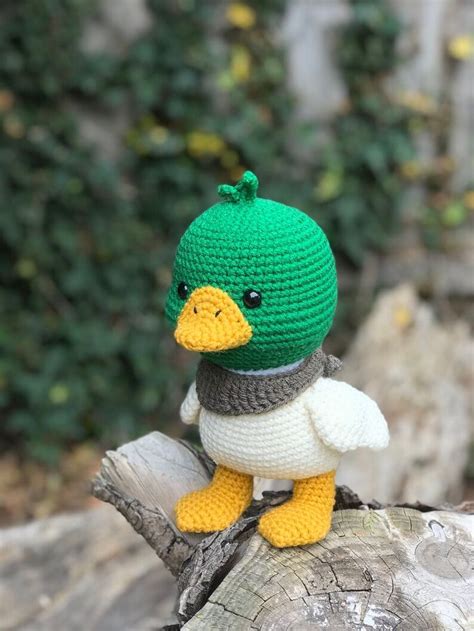 PATTERN Percy And Pilar The Mallard Ducks Mallard Duck Amigurumi