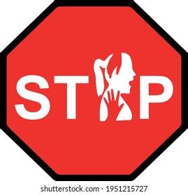 Stop Violence Against Women Sign Stock Vector (Royalty Free) 1951215727 | Shutterstock