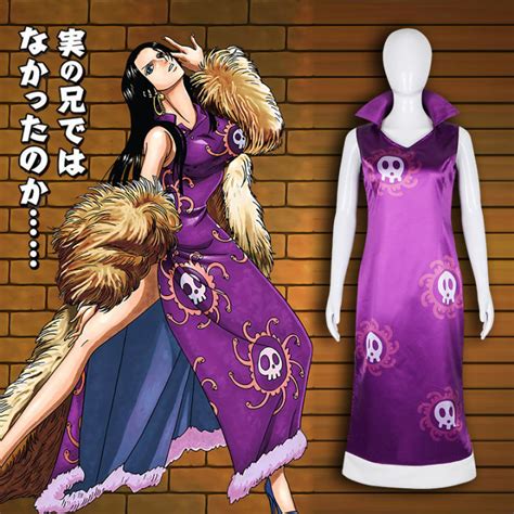 Onepiece One Piece Cos Boa Hancock Snake Ji Hankokku Purple Cheongsam