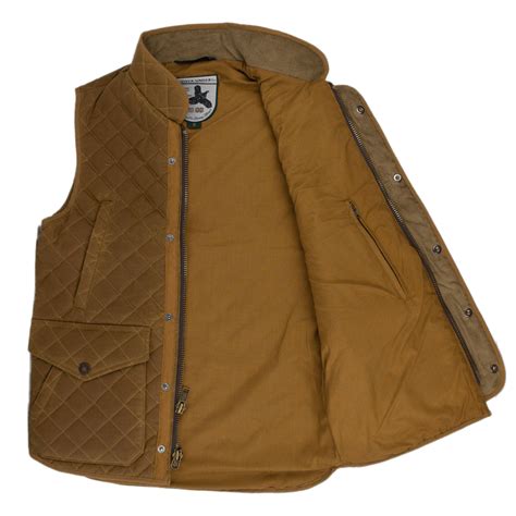 The Whitby Vest Field Tan Over Under Clothing