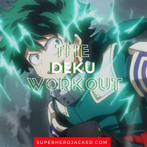 Deku Workout Routine Train Like Izuku Midoriya From My Hero Academia