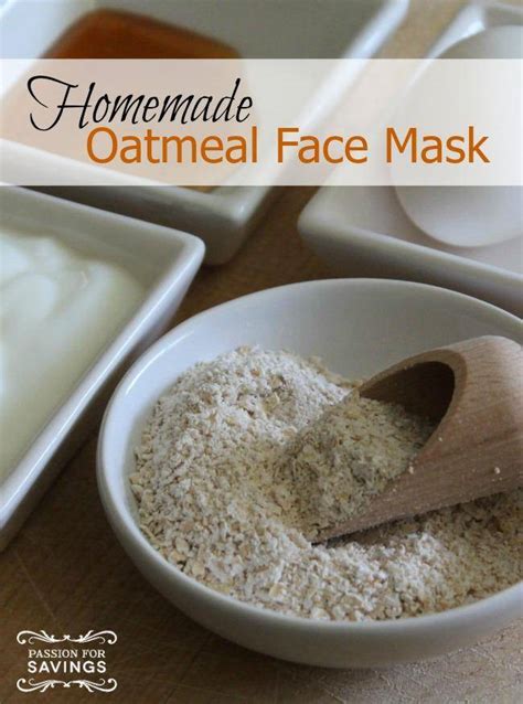 Homemade Oatmeal Face Mask