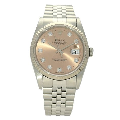 Rolex Datejust Gents Watch Diamond Dial Miltons Diamonds