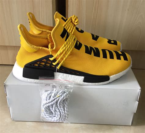 Adidas NMD Human Race yellow real boost :topkickss.com | Adidas nmd ...