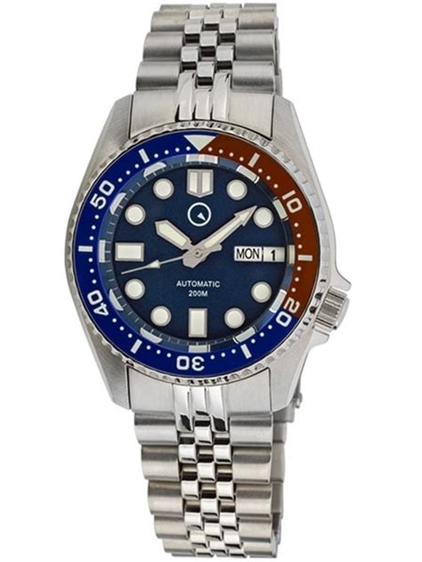 Islander 38mm Automatic Dive Watch With Ar Sapphire Crystal All Solid