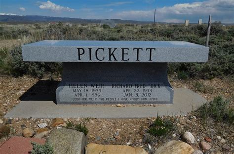 Richard Fred Dick Pickett 1933 2012 Mémorial Find a Grave