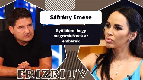 Sáfrány Emese Gyűlölöm hogy megcímkéznek az emberek YouTube