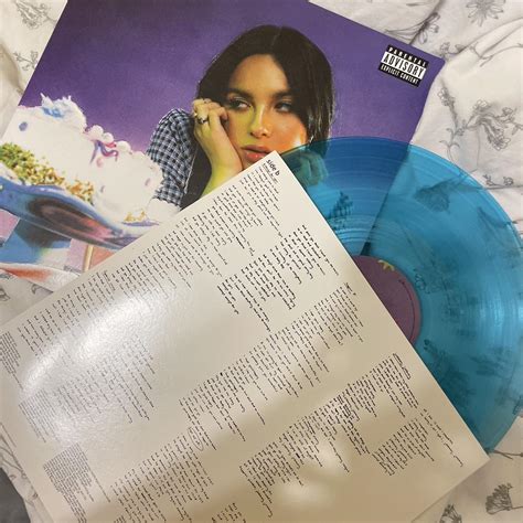 Olivia Rodrigo SOUR Vinyl Blue Pressing Alternative... - Depop