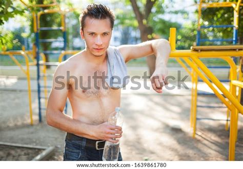 Front View Handsome Gentleman Naked Torso Stock Photo Shutterstock