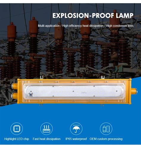 Atex Led Linear Light Chemical Industry Mine Explosion Proof Emergency