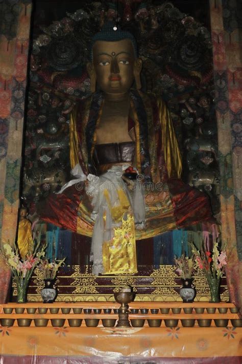 Lord Buddha Statue of Ghoom Monastery at Darjeeling in West Bengal, India Stock Image - Image of ...