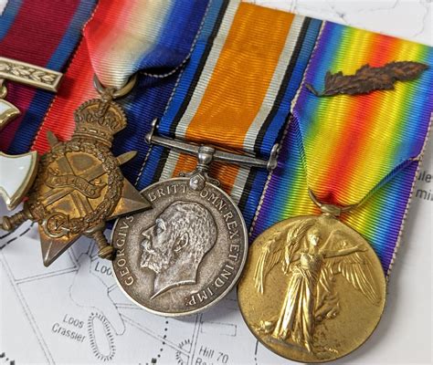 BATTLE LOOS 22 X ENEMY CAPTURED WW1 DSO MEDALS J STEVEN ROYAL ARMY