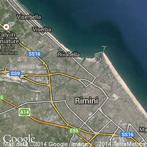 Mappa Di Rimini Cartine Stradali E Foto Satellitari