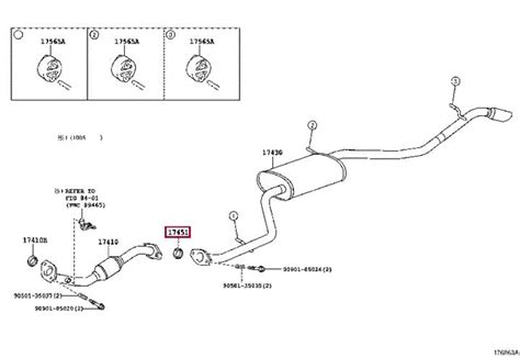 1745123042 Toyota - Прокладка выхлопной трубы 17451-23042 - купить ...