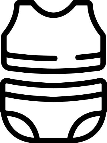 Woman Swimsuit Icon Depicting Bikini With Panties Vector Image