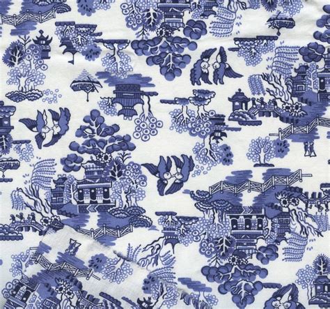 WILLOW PATTERN Blue Willow Quilt Pinterest Pattern Blue And I Love