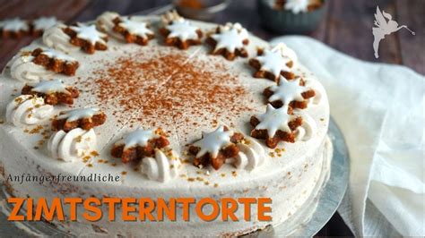 ZIMTSTERN TORTE Anfängerfreundliche Weihnachtstorte mit Zimtsternen