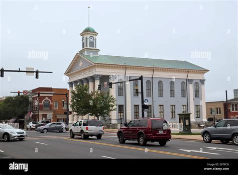 Historical Davidson County Courthouse Along Main St Lexington Nc