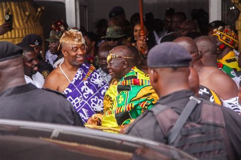 Giloshop A Historic Visit Otumfuo Osei Tutu Ii And Ga Mantse Nii