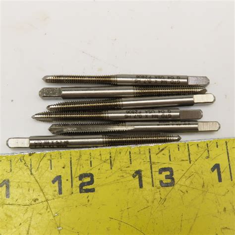 Greenfield M X Metric Straight Flute Spiral Point Gun Tap Lot Of