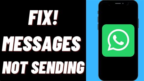 How To Fix Whatsapp Messages Not Sending Youtube