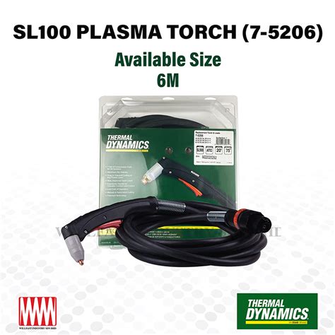 Thermal Dynamics Sl100 Plasma Torch 7 5206 6m