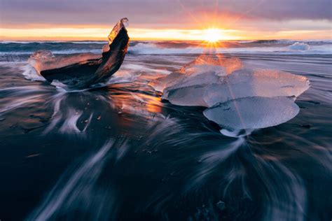 Exploring Fellsfjara The Diamond Beach Of Iceland Bustravel Iceland