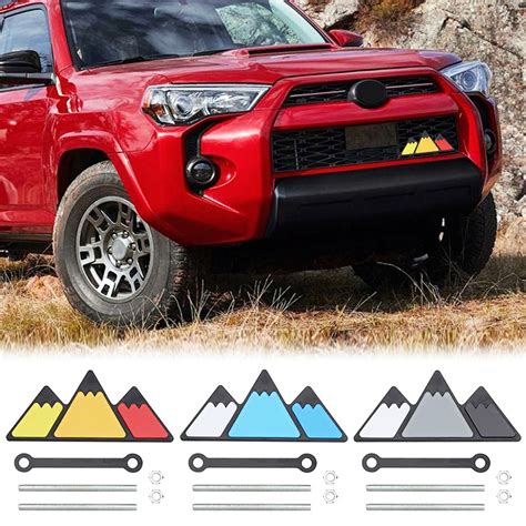 Toyota Tacoma Runner Tundra Tri Color Grille Badge Emblem