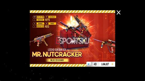 Cara Mendapatkan Weapon Loot Crate Nutcracker Free Fire FF Esportsku