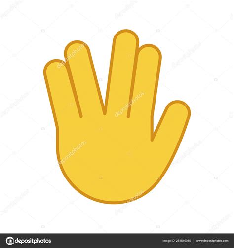 Vulcan Salute Emoji