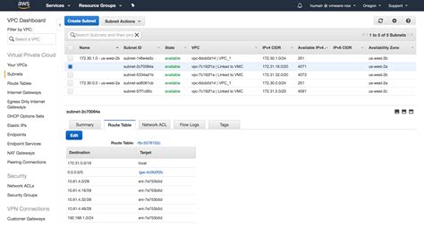 Vmware Cloud On Aws With Nsx Communicating With Native Aws